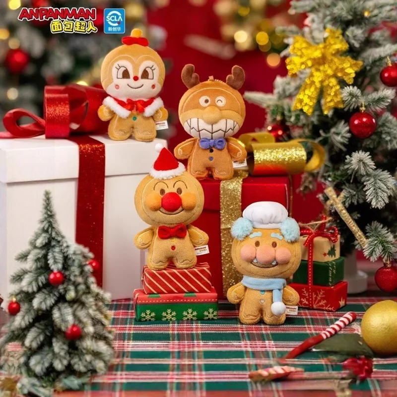 

KAYOU натуральная Anpanman Рождественский подарок серии пряничный человечек кукла кулон карта мультфильм аниме периферийные куклы карта подарок
