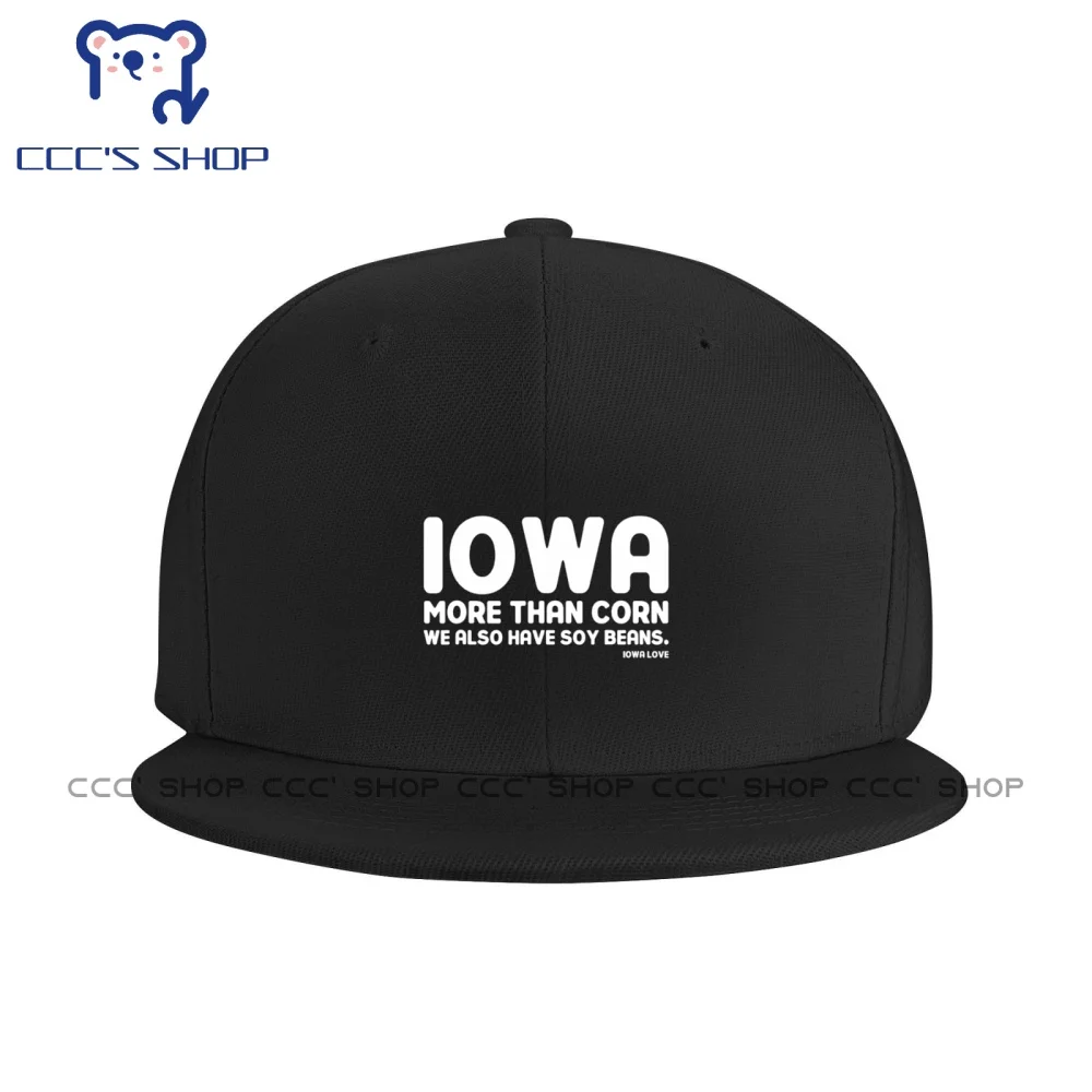 IOWA More Than Corn We Also Have Soy Bean  Baseball cap Snapback Caps Knitted Hat