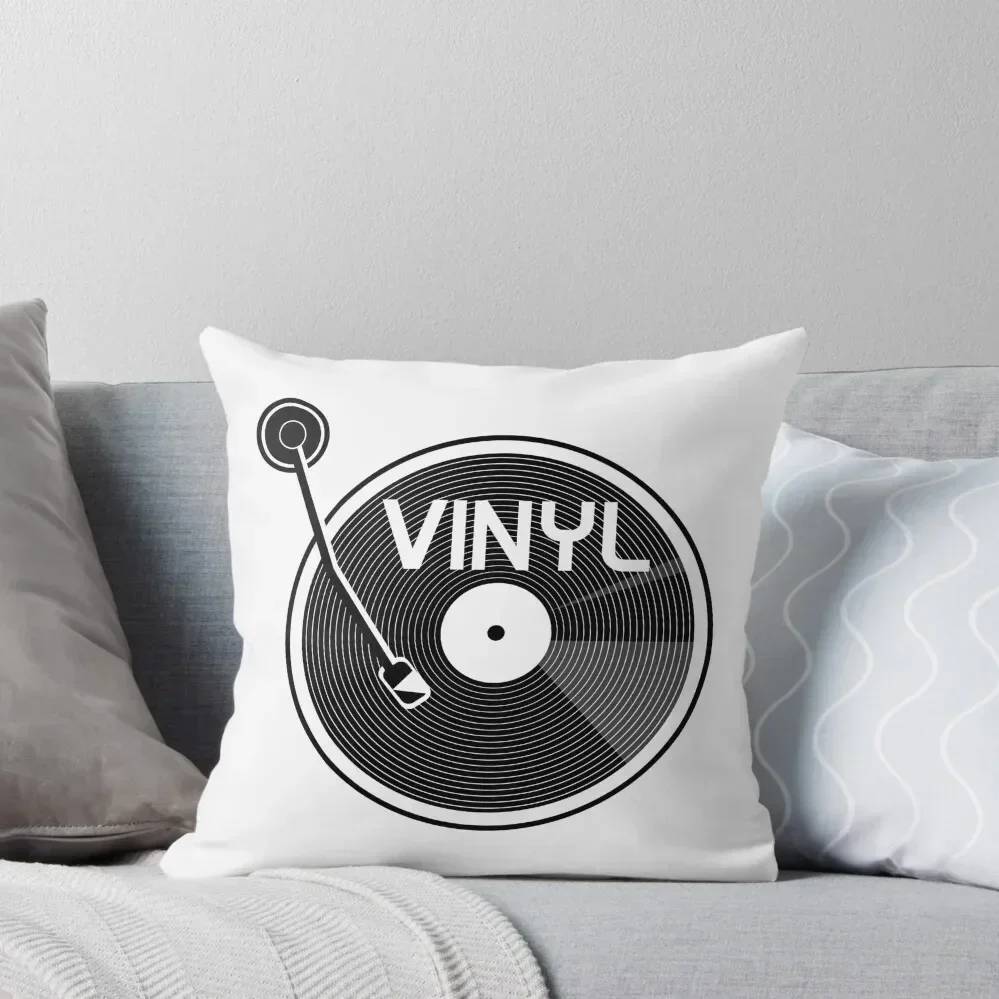 

Vinyl Record Turntable Throw Pillow pillow cover christmas pillow cover luxury Decorative Cushions
