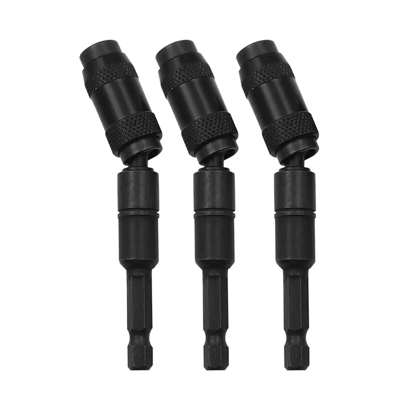 

3Pcs Magnetic Pivot Drill Bit Holder, Magnetic Swiveling Bit Tip Holder, Quick Release Flexible Screwdriver Bit Holder B