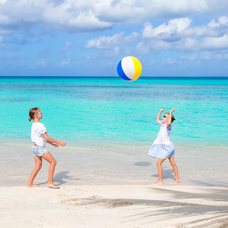 15-30Cm Balon Bola Tiup Warna-warni Kolam Renang Bermain Pesta Balon Permainan Air Bola Olahraga Pantai Saleaman Mainan Menyenangkan Anak-anak