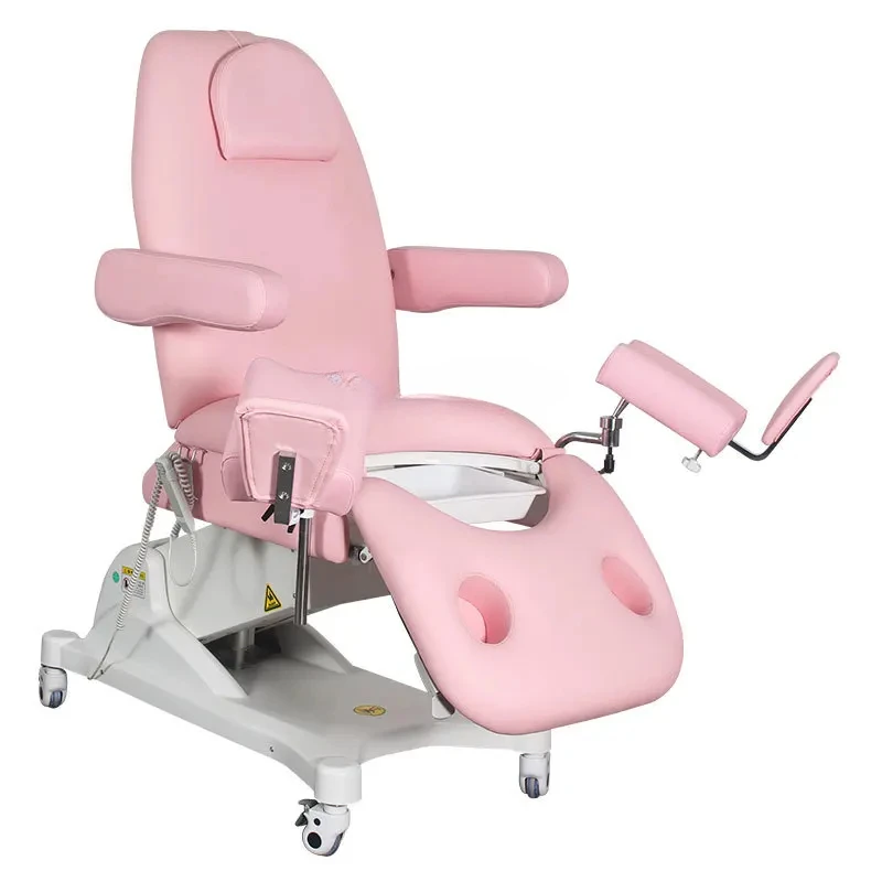 

Electric Lifting Gynecological Examining Table Multifunctional Outpatient Operation Flushing Obsteric Bed