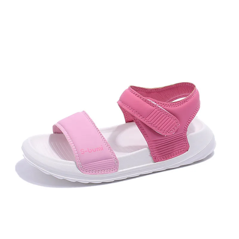 

Summer Beach Sandals For Boys Girls Fashion Children Footwear PU Leather Anti-slippery Soft-soled Kid's Shoes