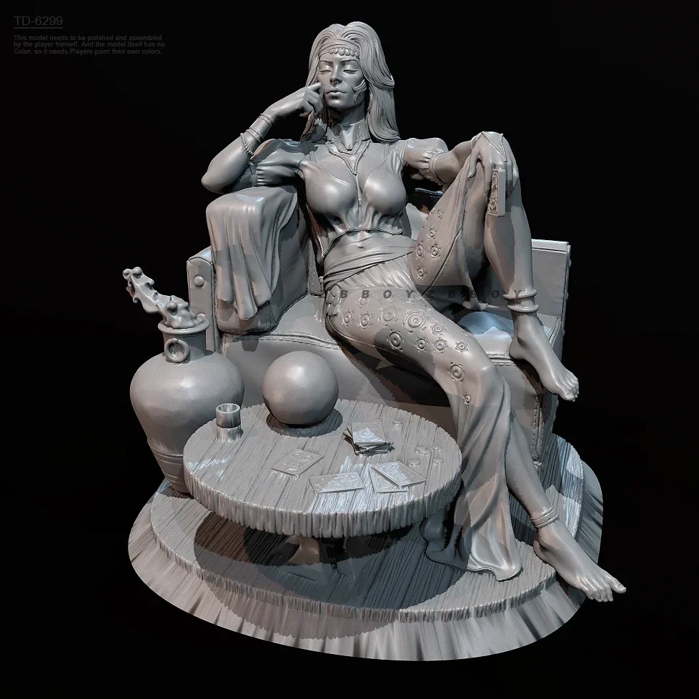 

30mm 45mm Resin model kits figure beauty colorless and self-assembled （3D Printing ） TD-6307/3D