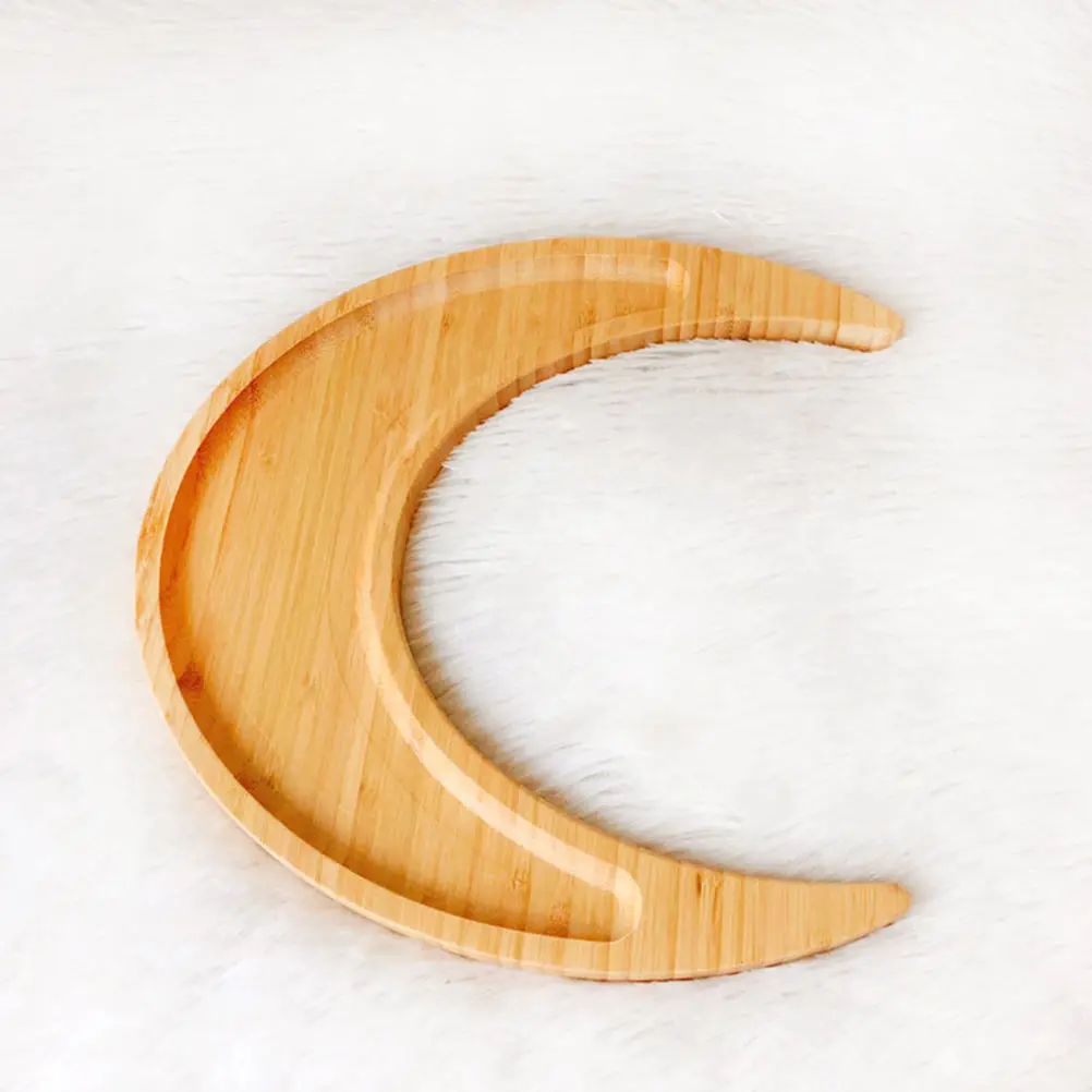 

1 Set Bamboo Dry Fruit Tray Sushi Plate Salad Dish Eco-Friendly Food Storage Holder Creative Table Decor For Home Restaurant Use