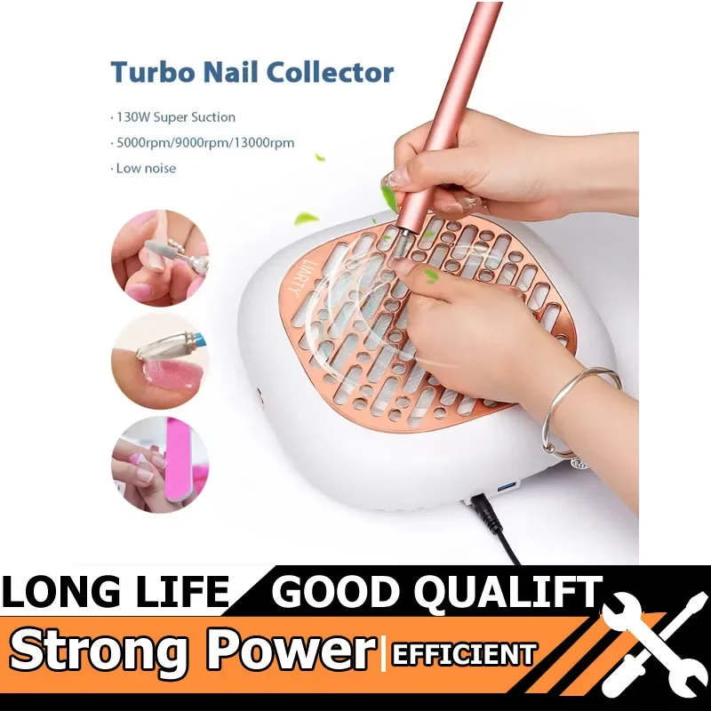 

Горячий супер всасывающий бесщеточный пылесборник для ногтей, мощный пылесборник для ногтей, вентилятор для маникюра, пылесос 130 Вт, инструменты для чистки