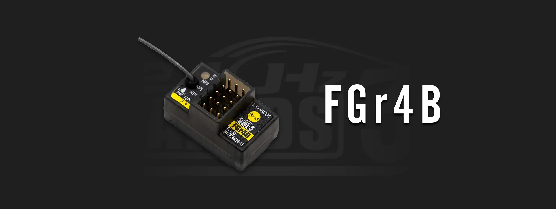 FLYSKY FGR4B Mini 4-Channel Enhanced Transmitter for NB4 NB4PRO Remote Control