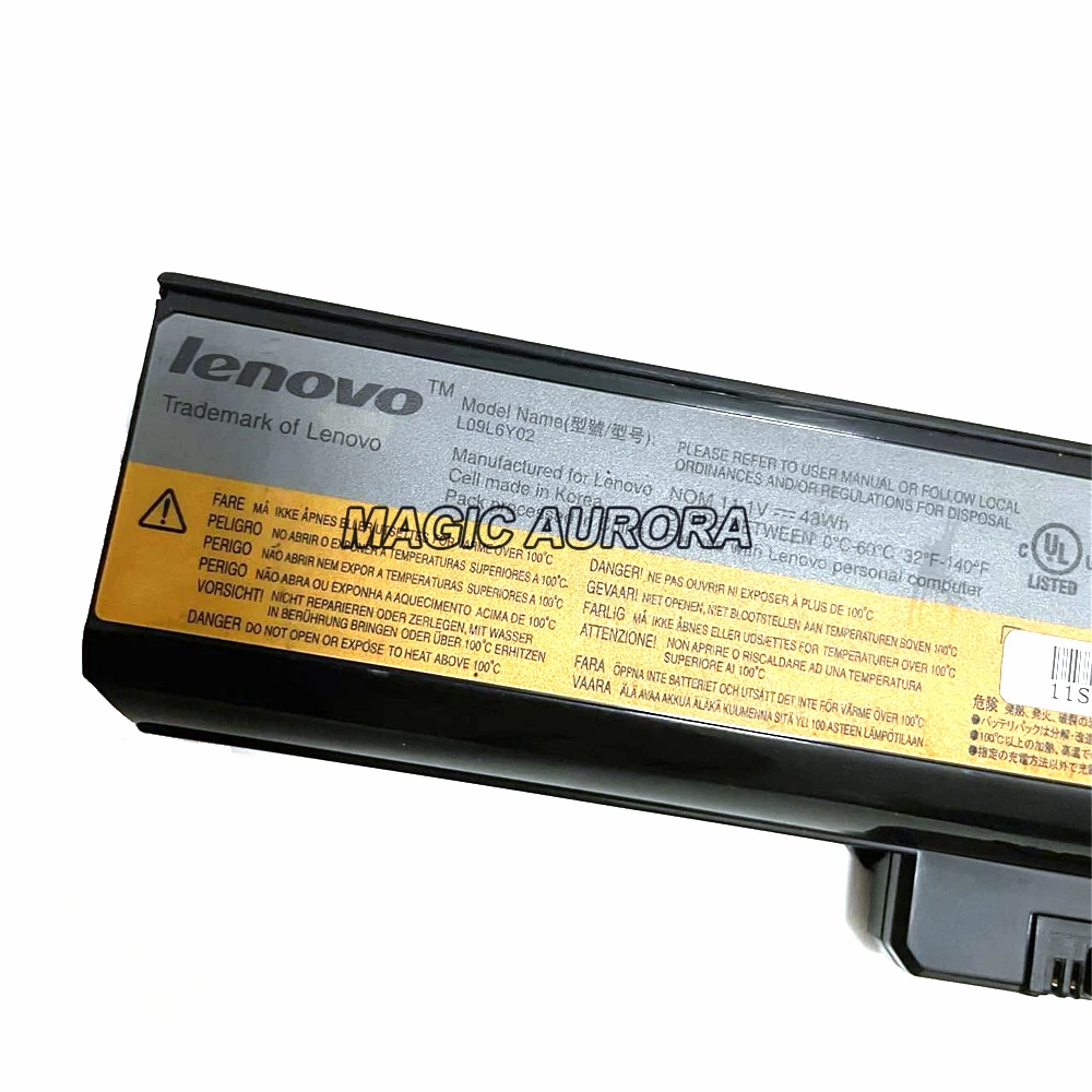 Imagem -04 - Lenovo-bateria Original do Portátil 11.1v 48wh 4400mah Bateria para G460 G430 G445 G450 G530 G555 G360 V460 Z360 B460 L09s6y02 L08l6y02 L09m6y02