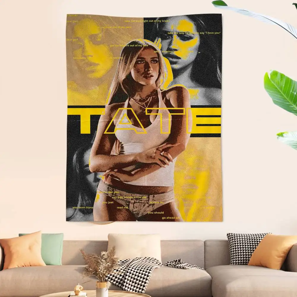 T-Tate M-McRaeS Singer DIY Wall Tapestry for Living Room Home Dorm Decor Wall Art Decor