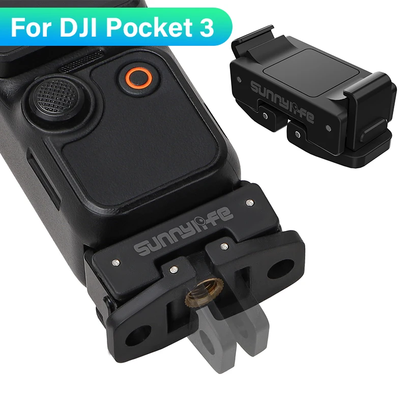 Quick Release Mount Adapter For DJI OSMO Pocket 3 Camera Foldable Extension Bracket Tripod Adapter with 1/4