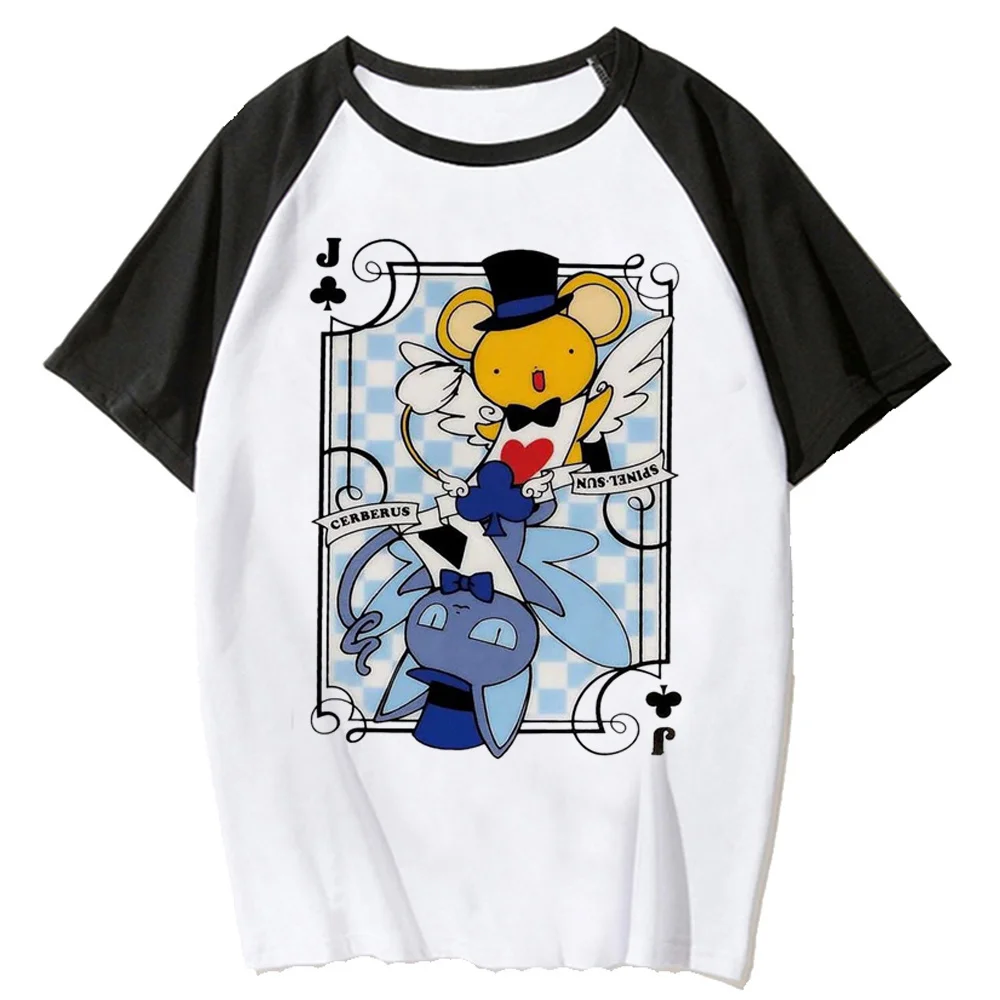 Sakura Card Captor t-shirts women harajuku graphic Japanese top female designer clothes