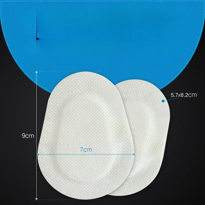 Medical Non-woven Adhesive Eye Pad Disposable Absorbent Surgical Wound Dressing Eye Patch Adult Child Amblyopia Treatment