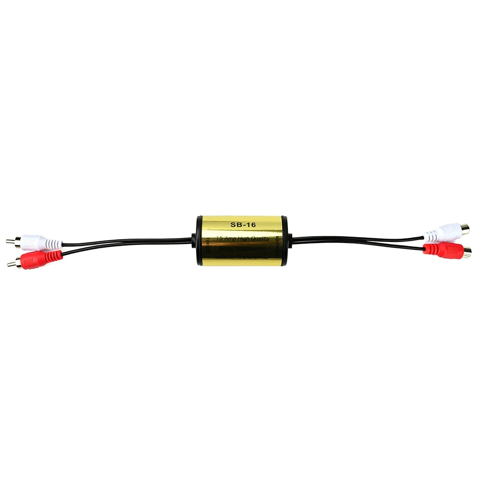 Audio-Rauschfilter-Schleifenisolator für RCA, eliminiert Brummen, Summen und Störgeräusche, Auto- und Heimstereo, Auto-Audio-Filter – Detail 8