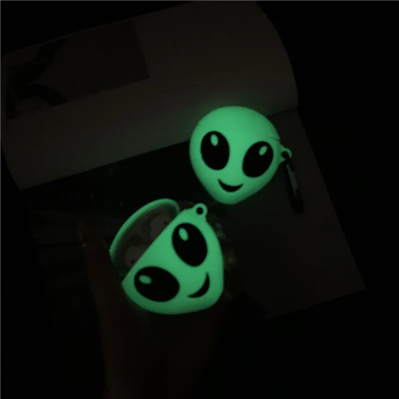 Disney-funda fluorescente para auriculares, carcasa de silicona para AirPods 1, 2, 3, Pro2, bonita Eggette, iPhone, Air Pods Pro