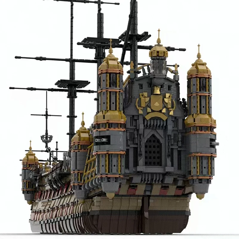 15684 قطعة من قوالب البناء على شكل سفينة TheSilentMary MOC، تصميم إبداعي تعليمي قابل للتخصيص، لعبة تعليمية للتركيب الذاتي، هدية عيد الميلاد