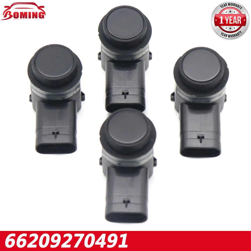 

4x 66209270491 66202184214 66209231279 NEW Black NEW PDC Parking Sensor For BMW X3 F25 X5 E70 5-Series F07