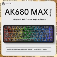 AJAZZ AK680 MAX Wired Magnetic Axis Keyboard RT0.01 Gaming Office Professional Esports 8K PC Laptop Keyboard Boy Holiday Gifts