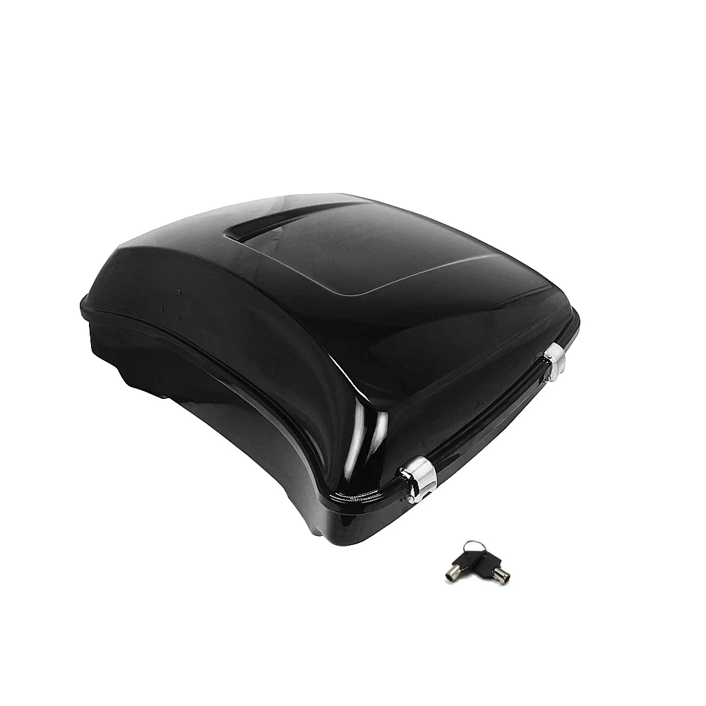 Motorcycle Plastic Tour Pak Top Tail Boxes Trunk with Backrest Locks for Harley Touring Street Electra Road Glide King 2014-2019