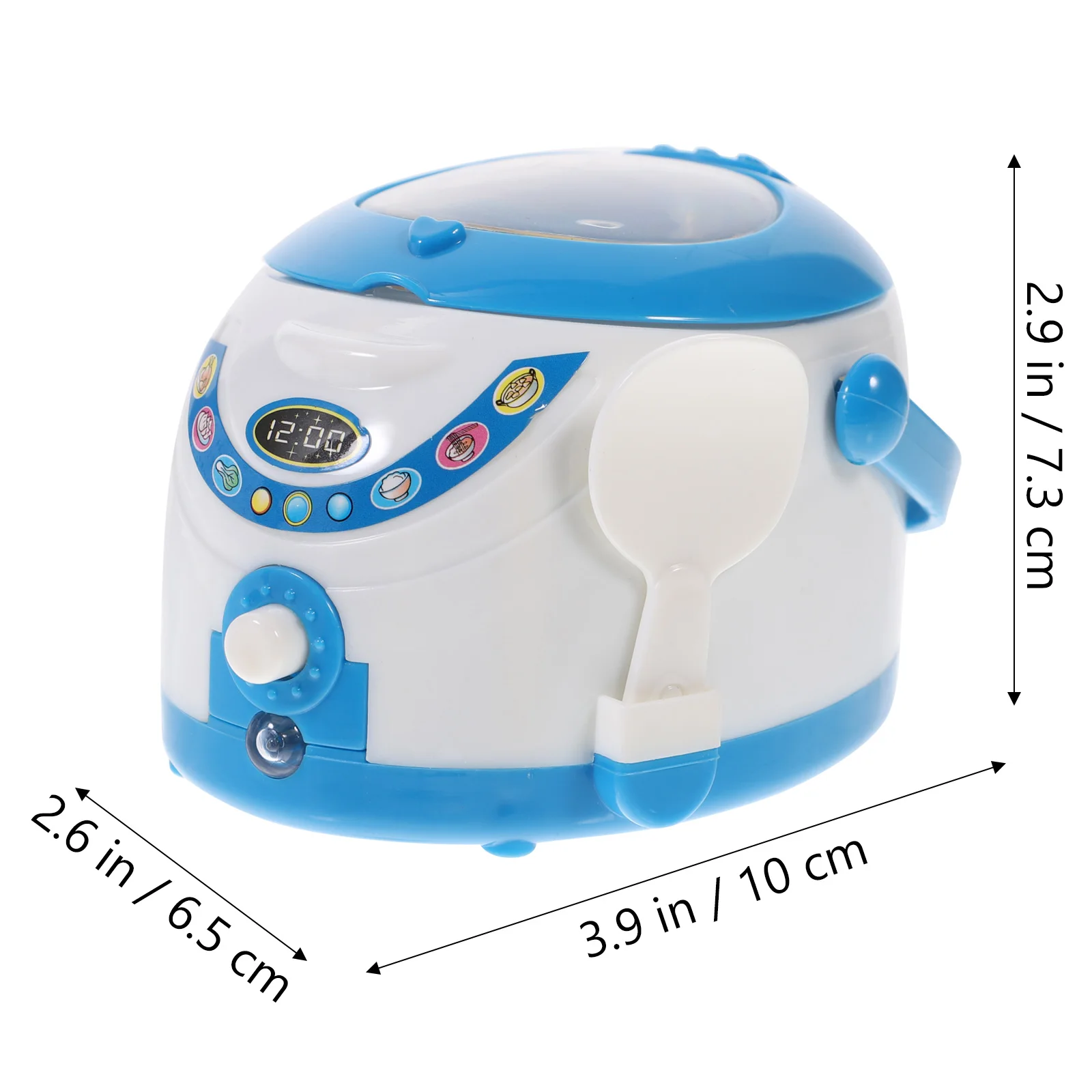 

Simulated Mini Rice Cooker Toy Smooth Playing House Supply Kids Education Toy Lighting Effect Children Fun Simulated