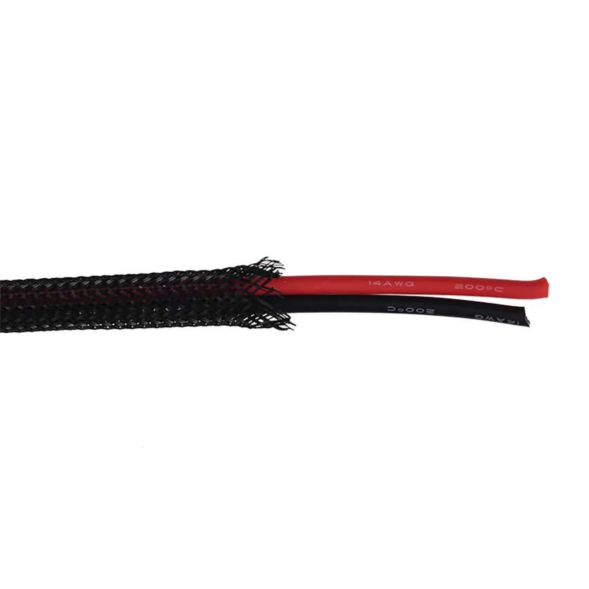 10Meter 10mm snakeskin mesh pipe PET plastic telescopic mesh telescopic braided mesh pipe, flame retardant and environmentally f