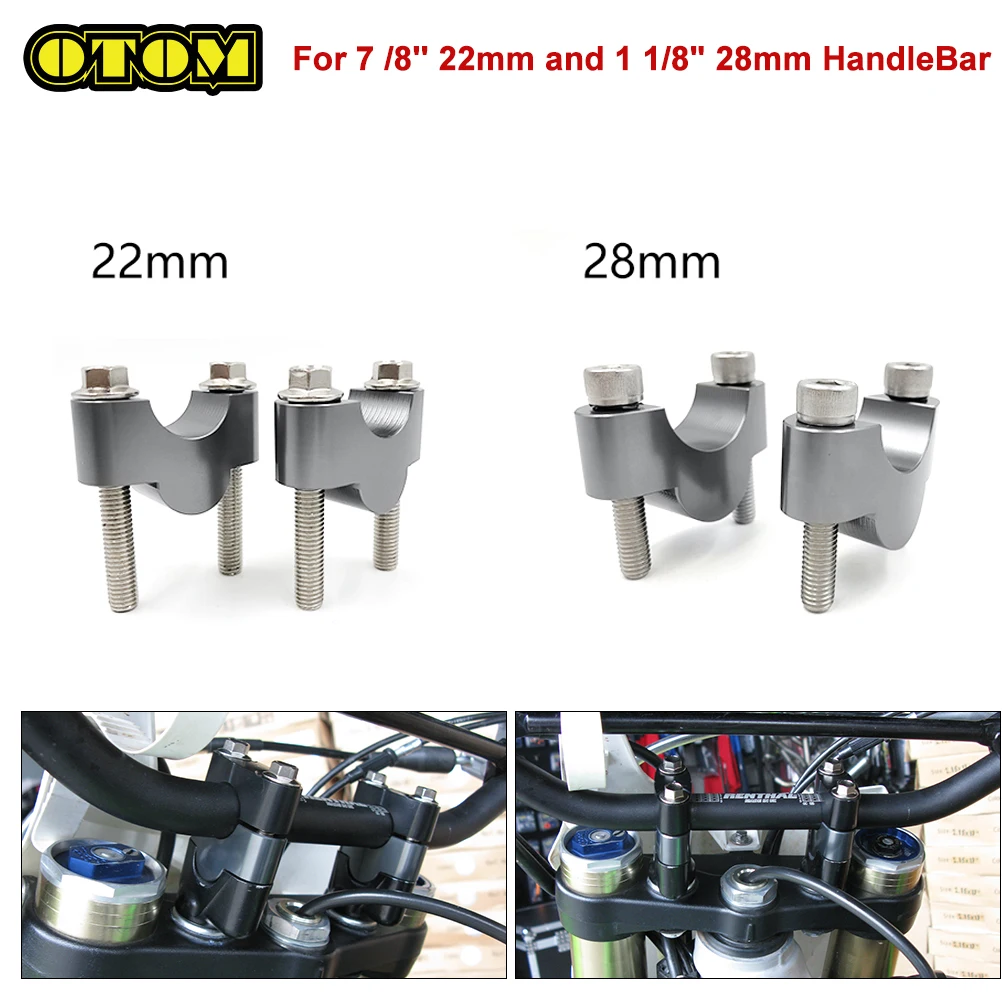 

Для 7/8 "1 1/8" зажим для крепления на руль мотоцикла увеличивает высоту 20 мм стояк 22 мм 28 мм адаптер ручки KTM HONDA AVANTIS GR8
