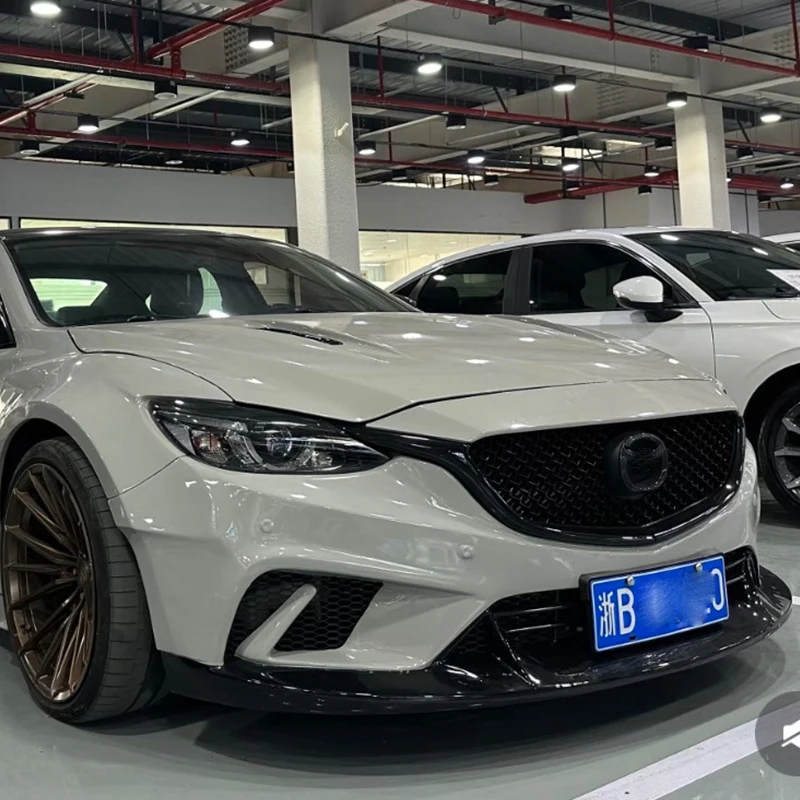 For Mazda Atenza 14 15 16 17 18 19 20 21 22 23 retrofit with front and rear diffuser, diffuser plate, carbon fiber fixed wing