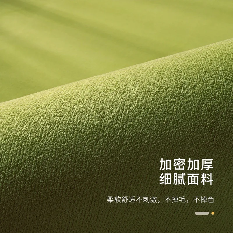 Soft Thickened Living Room Carpets Coral Velvet Solid Color Floor Mats Machine Washable Children's Crawling Blanket Bedside Rugs