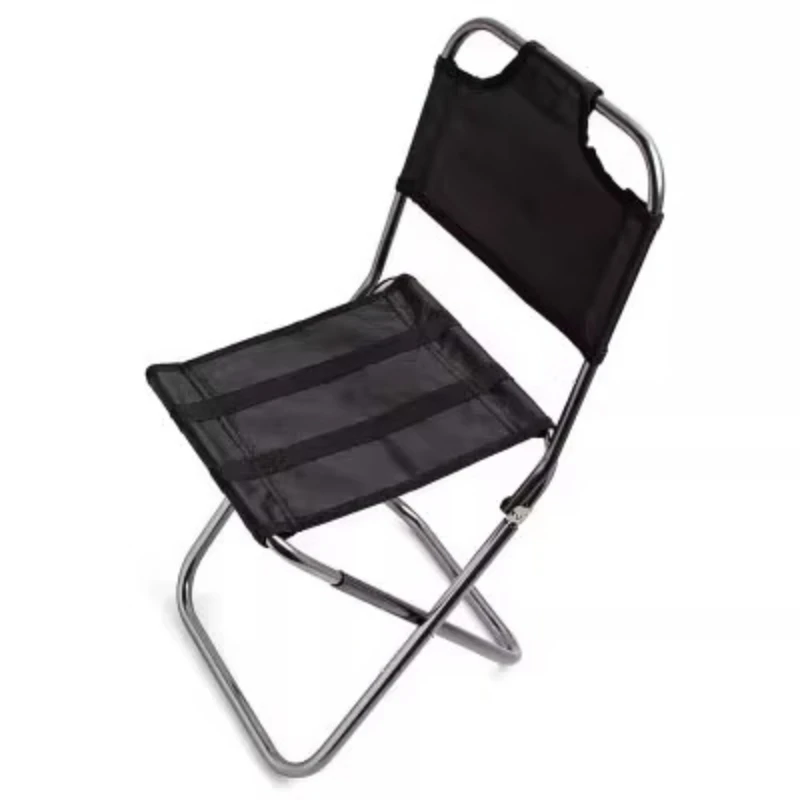 

Outdoor folding chair Aviation aluminum alloy backrest chair Fishing chair Train stool Maza