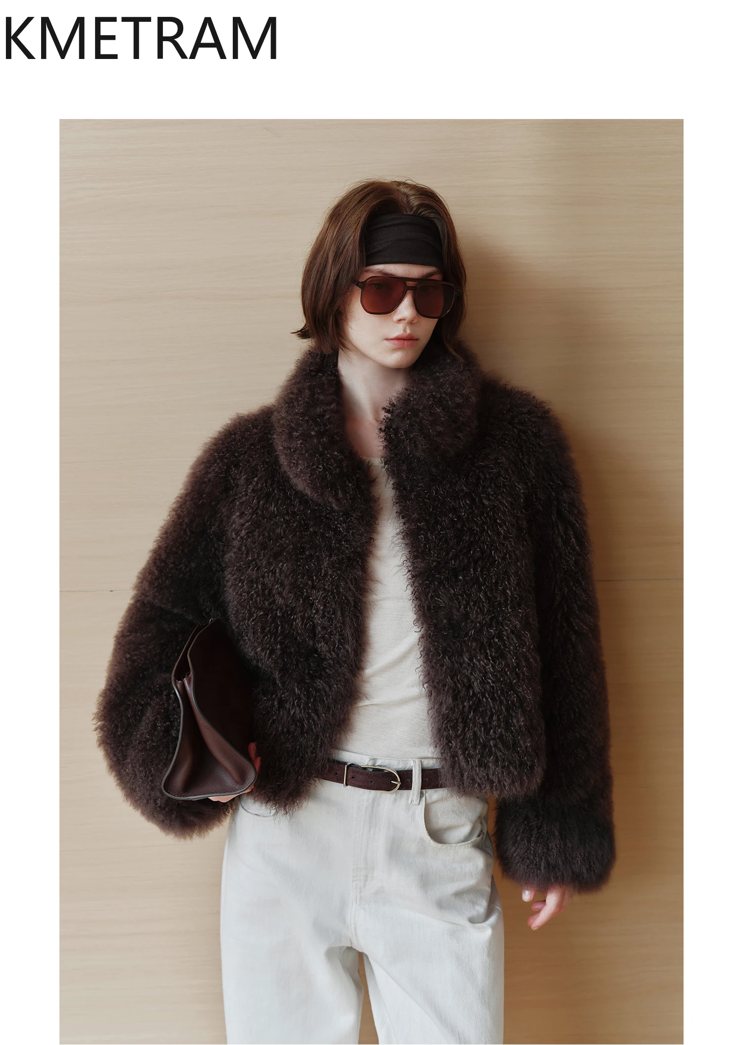 100% 캐시미어 염소 가죽 양면 모피 자켓 여성 스탠드 칼라 리얼 모피 코트 겨울 의류 모피 자켓 2025 шуба женская