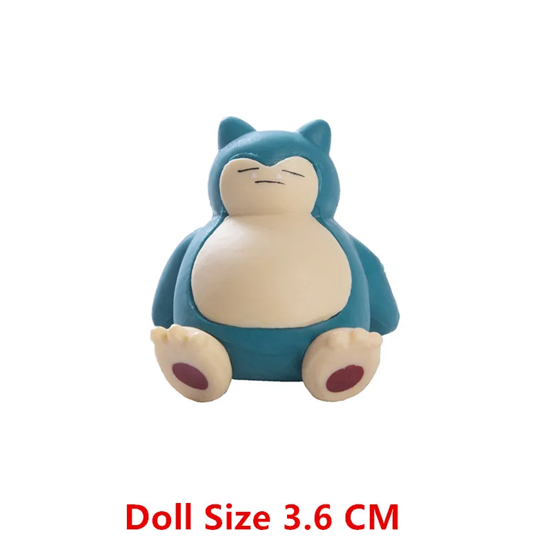 3-7 cm Pokemon Cartoons Anime Figur Pikachu Mew Snorlax Charmander Cosplay Sammlung Haustier Tasche Monster Action Modell Spielzeug Geschenke – Detail 17
