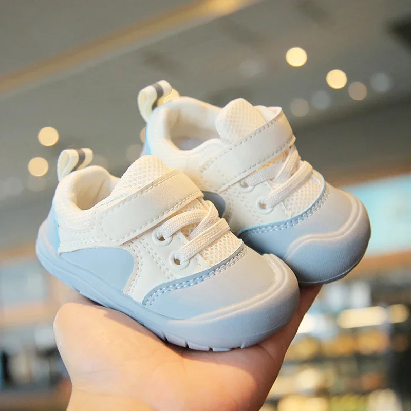 Baby Walking Shoes Boy and Girl Soft Soles Anti-skid Children\'s Casual Sneaker Shoes Mesh Breathable Baby Shoes Baby Accessories