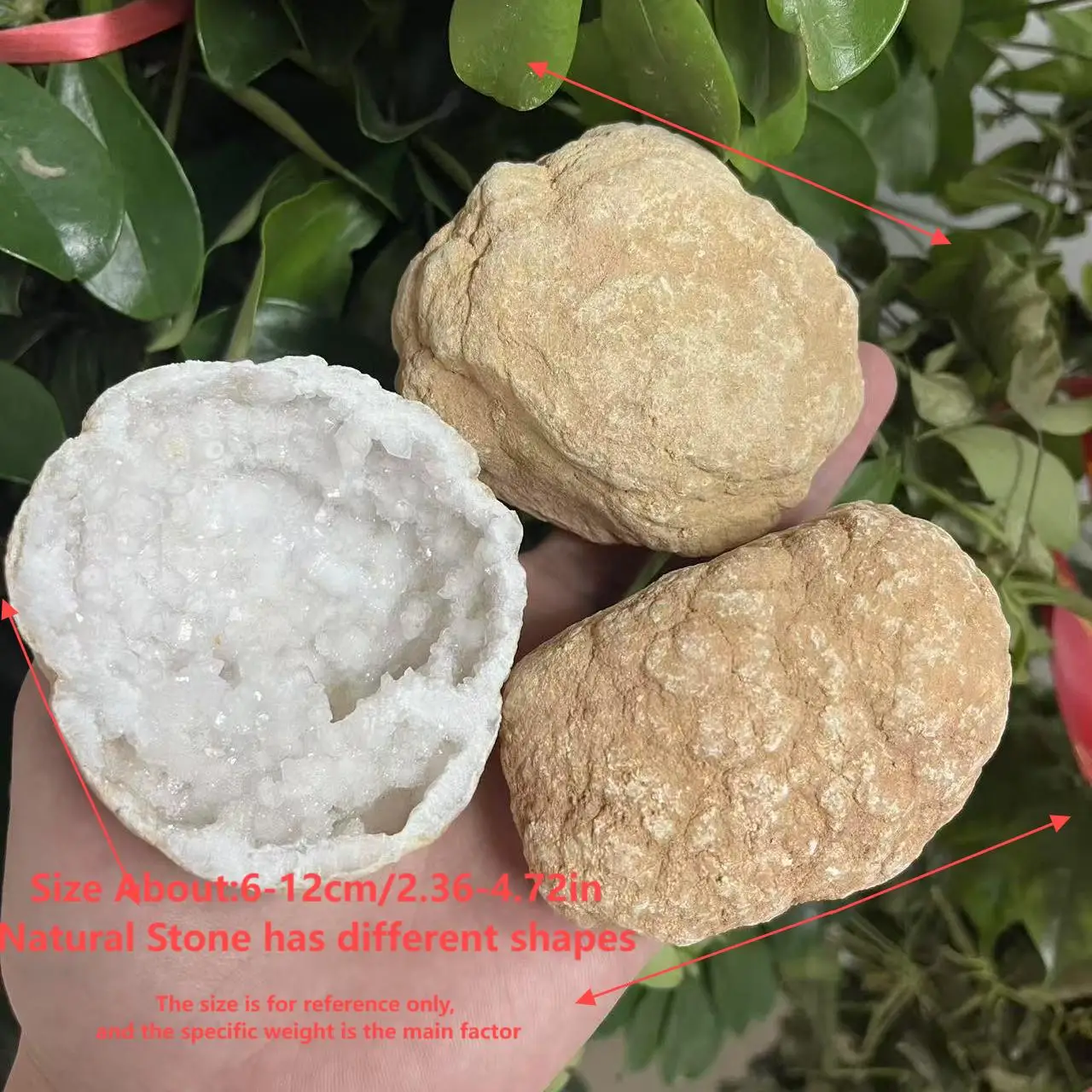 1PC Natural Moroccan Crystal Geode, DIY Gifts Jewelry Box, Home Decoration, Night Light, Desktop Ornamentt