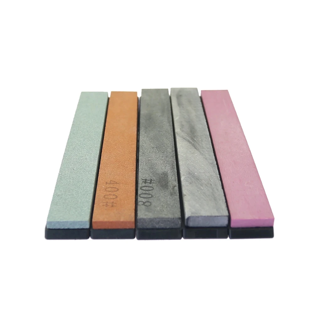 Ângulo fixo Sharpener Gemas, moagem Stone, Oilstone, vermelho e preto, 150x20mm