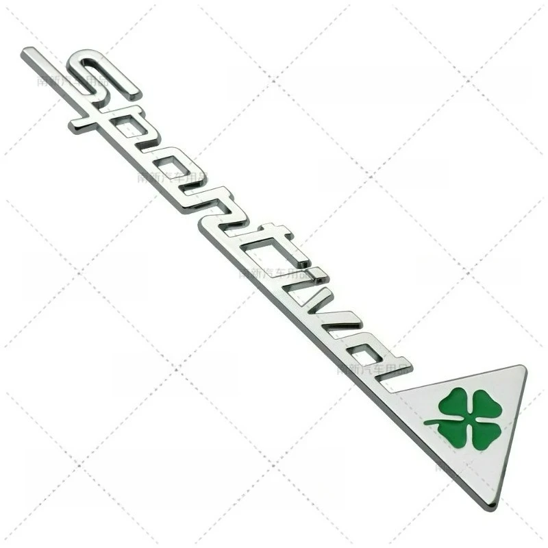 

High-quality Modification Metal Car Stickers SPORTIVA Four-leaf Clover Scratch Cover Car Decoration Accessories