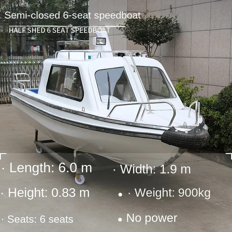 Rowing Boats Fiberglass 390-600 Aluminum Alloy Boats Luxury Yacht for Sport Luxury Boat Yacht Onsale