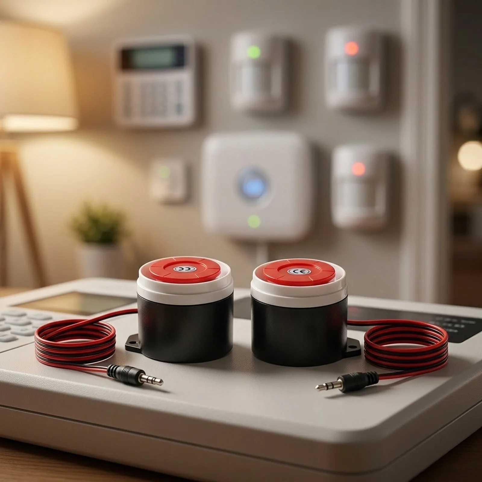 For Home Security 12V Loud Siren As Shown In The Picture Wired Electric Buzzer Alarm Home Security System Frequency 3.8KHz 10