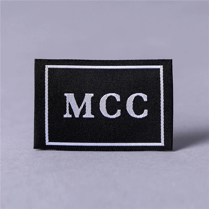 clothing labels private logo clothing washable woven labels and tags for couture garments 1000pcs/lot