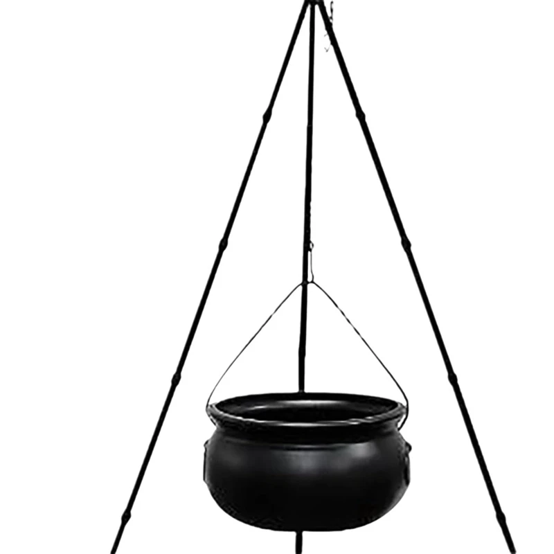 Halloween Decoration, Witch Pot, Witch Cauldron With Light Decoration, Candy Bucket, Outdoor Indoor Party Decoration