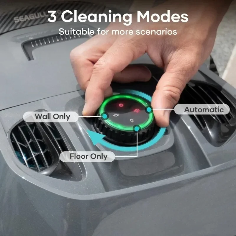 Aspirapolvere per piscina robotico senza fili, aspirapolvere per piscine interrate, aspirapolvere per piscina di navigazione intelligente dura, elettrodomestici per la pulizia