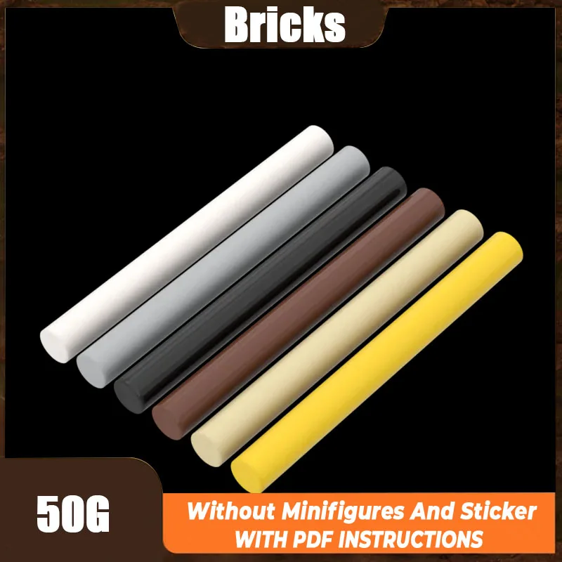 

50g MOC Parts 30374 Bar 4L Compatible Bricks DIY Assmble Building Blocks Particle Kid Puzzle Brain Toy Gift