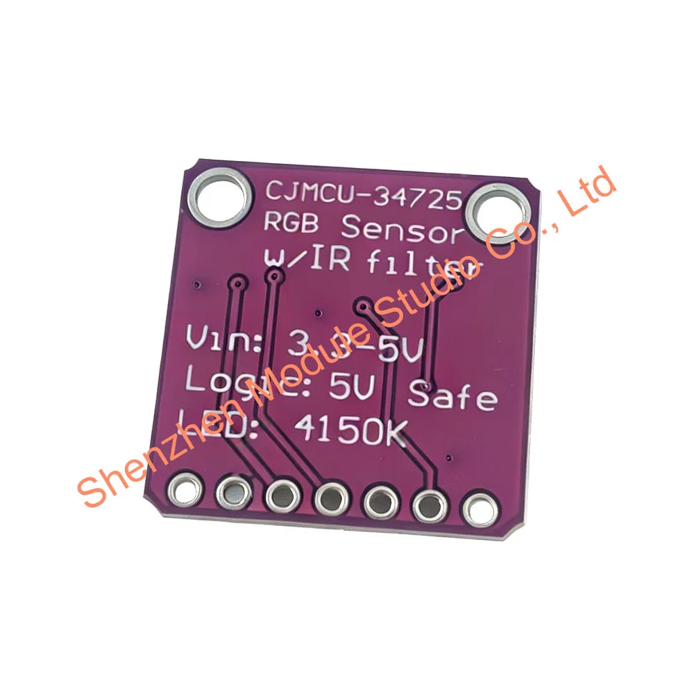 TCS34725 Color Sensor Module RGB Detection I2C Light Recognition Board