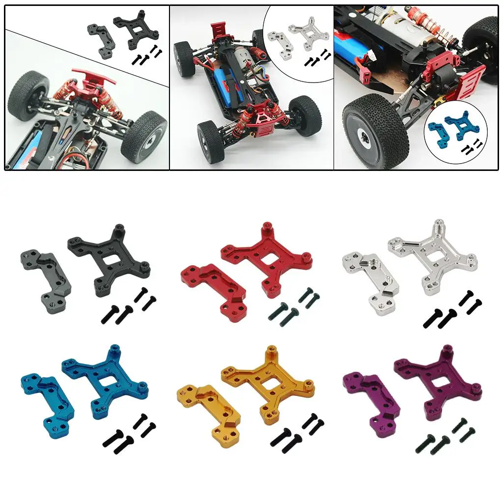 

2 шт. металлические передние и задние амортизационные башни 1/12 для Wltoys 124016, запчасти для автомобиля