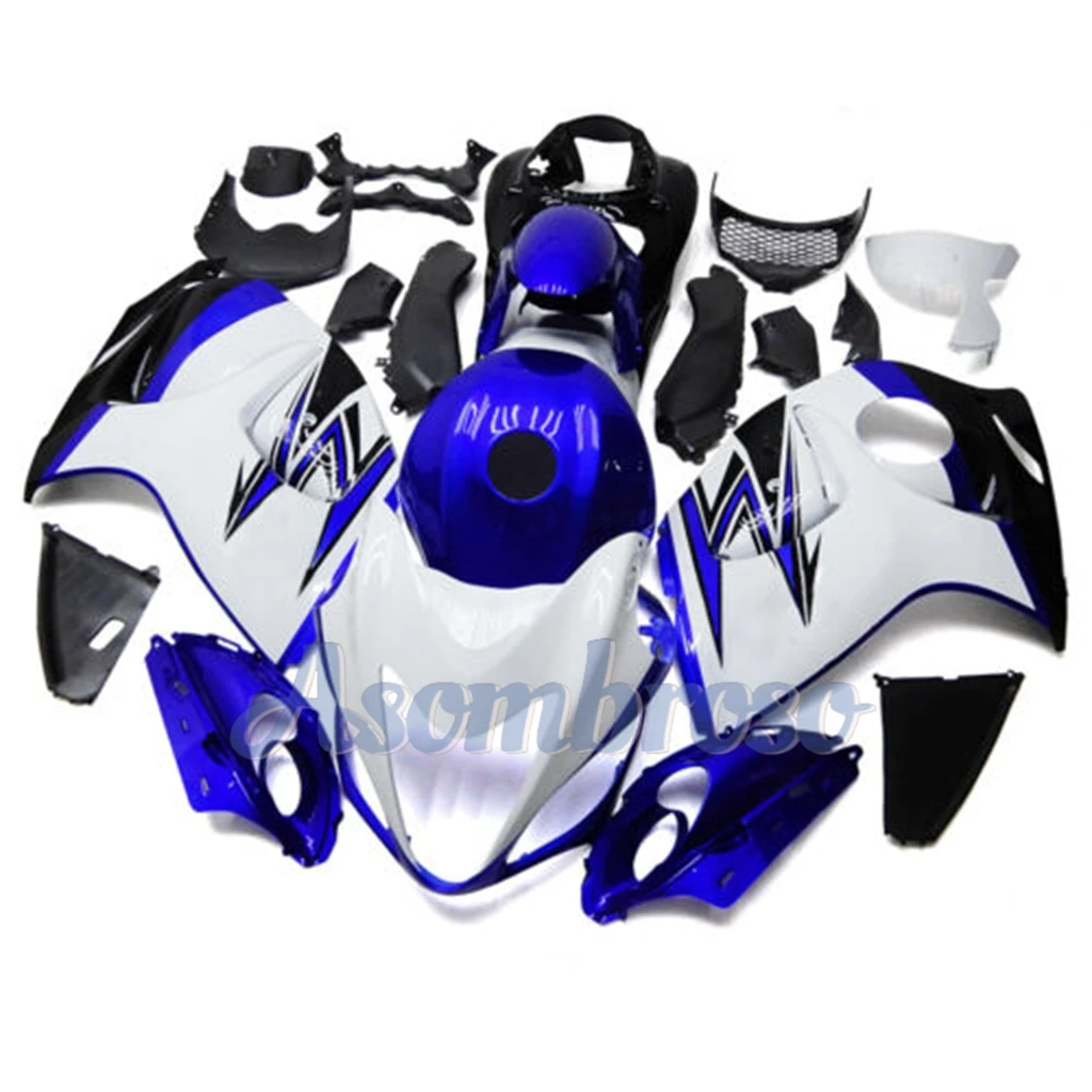 Blue White Bodys Kit for Suzuki Hayabusa GSX1300R 2008-2020 GSXR1300 09 10 11 12 13 14 15 16 19 18 Motorcycle Fairing kits