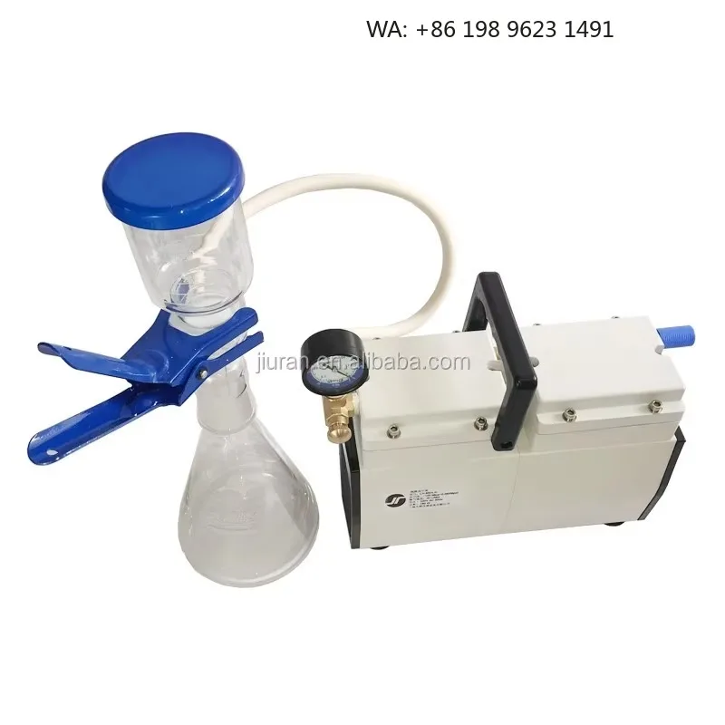Portable JR-85 Mini Diaphragm Vacuum Pump Oil-free Silent Precision Suction Device for Laboratory Filtration Work
