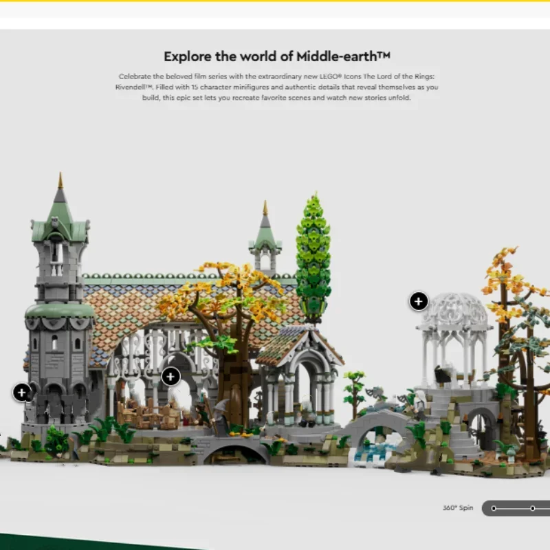6167Pcs Middle Earth Valley Models Fantasy Movie Series Sets Building Blocks Movie Bricks Toys for Adult Gifts for Kids