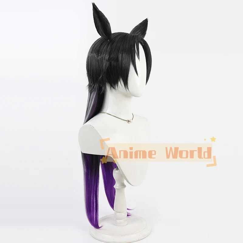 Gioco Uma Musume Pretty Derby Air Shakur Parrucca Cosplay Orecchie Coda Costume da festa di Halloween Prop Capelli sintetici Fibra resistente al calore