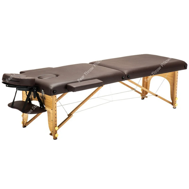 Portable Household Massage Bed Folding Tattoo Spa Beauty Speciality Massage Bed Bathroom Camilla Masaje Salon Furniture WZ50MB