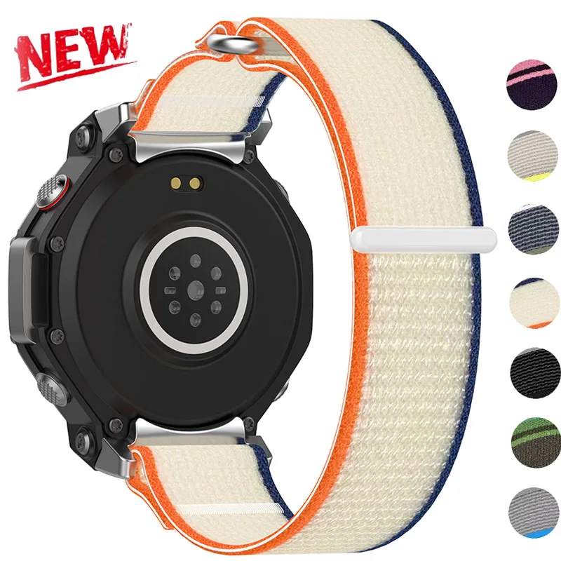 

Нейлоновый ремешок-петля для Huami Amazfit T-rex 3, ремешок для часов Amazfit Trex 3 Tyrannosaurus, аксессуары для умных часов, спортивный браслет