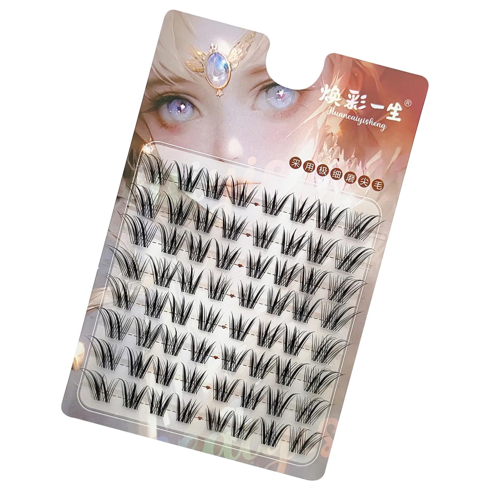 الكورية دمية الرموش الصناعية الثعلب نمط إطالة القط رموش تمديد ل تأثيري رموش العين الهزلية ماكياج #2