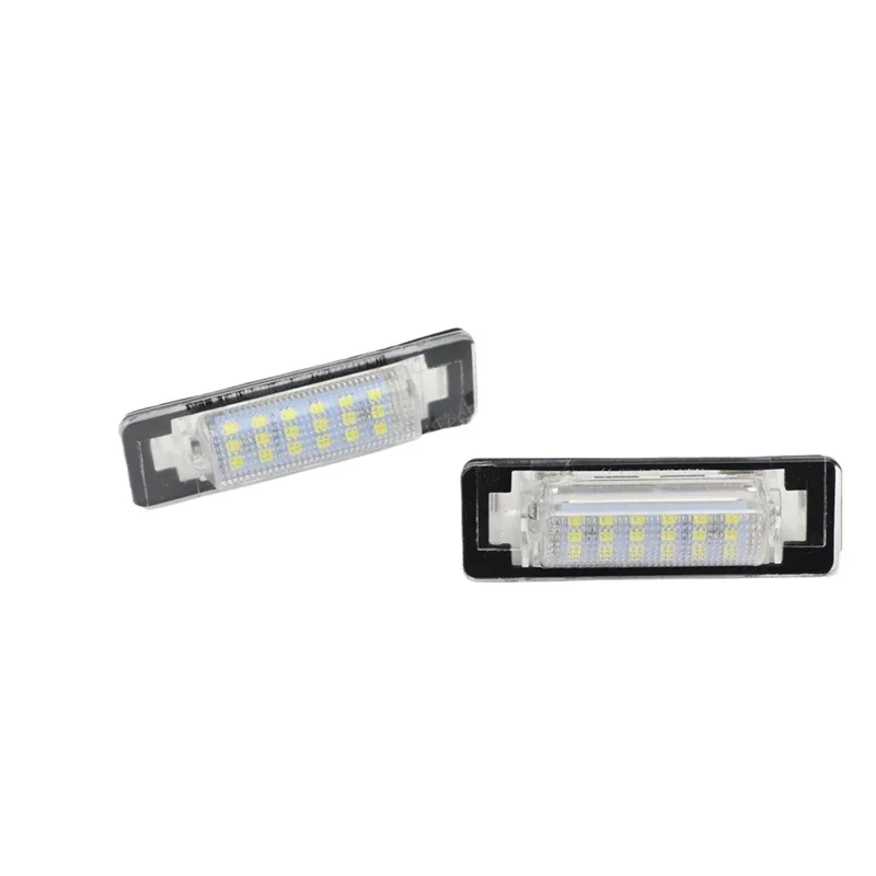 12V LED Number License Plate Light Lamps White CANBUS No Error License Plate Lights For Mercedes Benz E C Class W210 W202 4D AMG